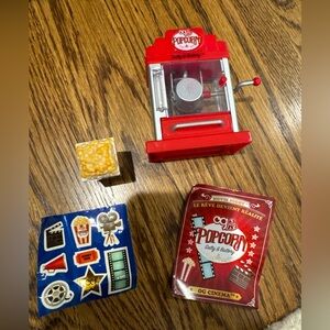 Our Generation Retro Popcorn Machine Set